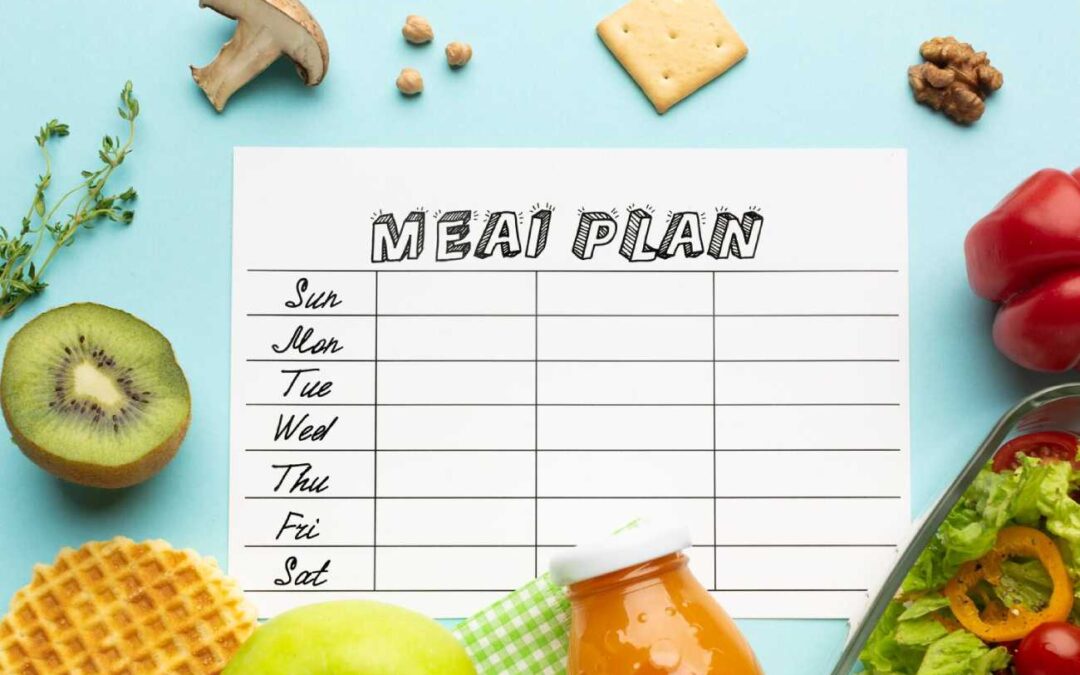 Comment planifier des menus hebdomadaires?