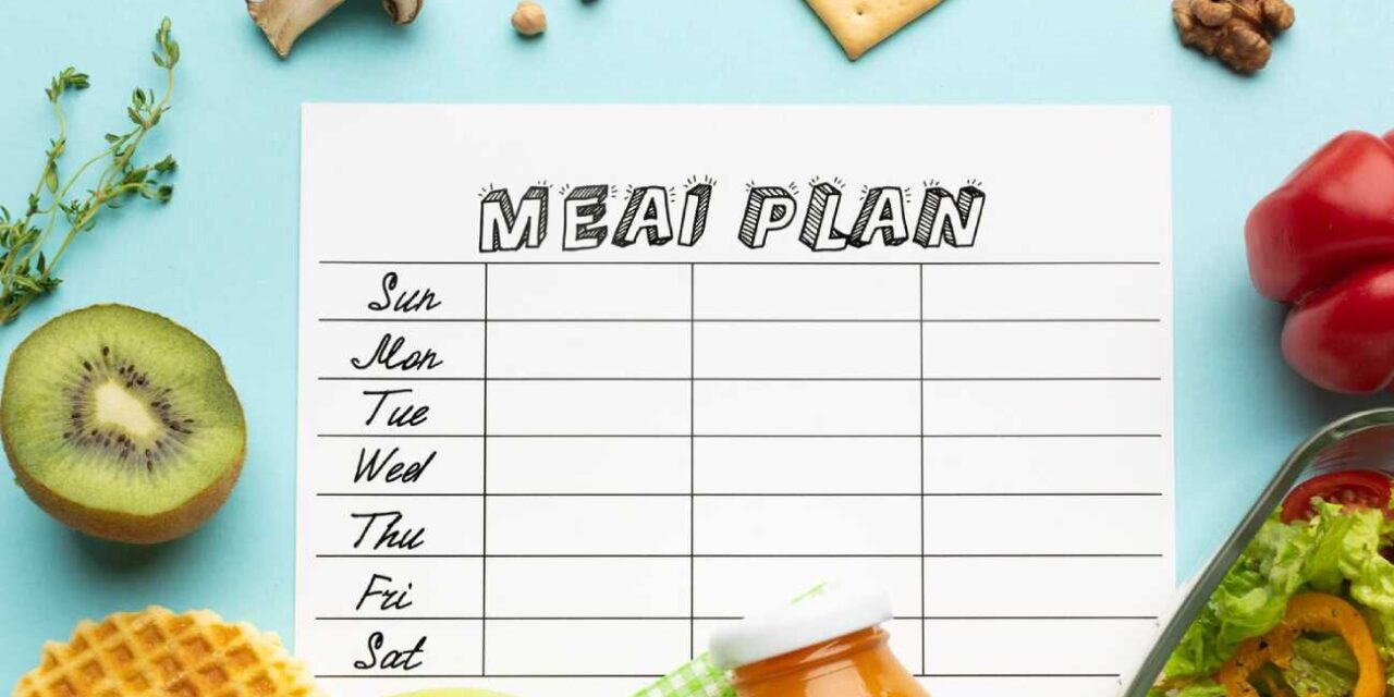 Comment planifier des menus hebdomadaires?